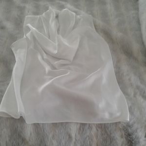 Boston Proper white tank top